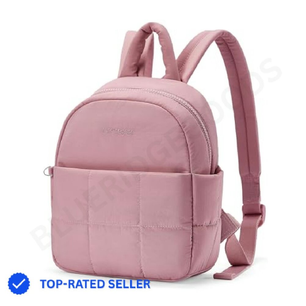 Puffer Mini Backpack Nylon Lightweight Quilted Tr… - image 2